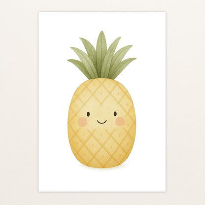 Obst: Ananas Poster von tinylearner