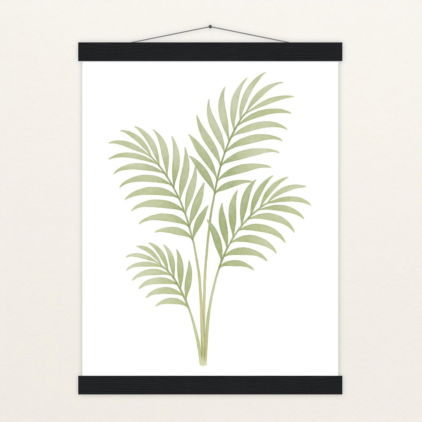 Howea-Blatt Poster mit Leisten von tinylearner
