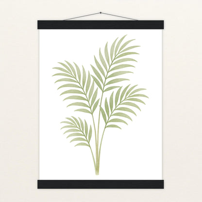 Howea-Blatt Poster mit Leisten von tinylearner