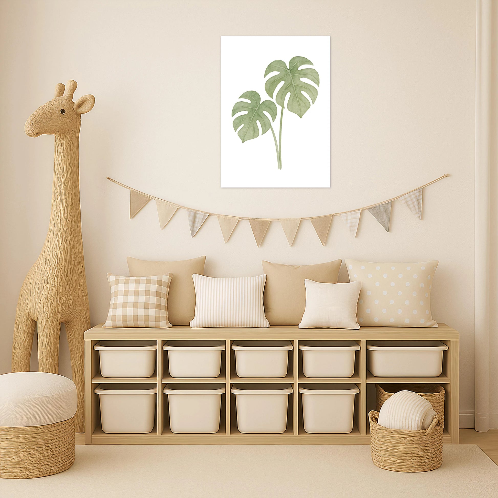 Monstera-Blätter Poster von tinylearner