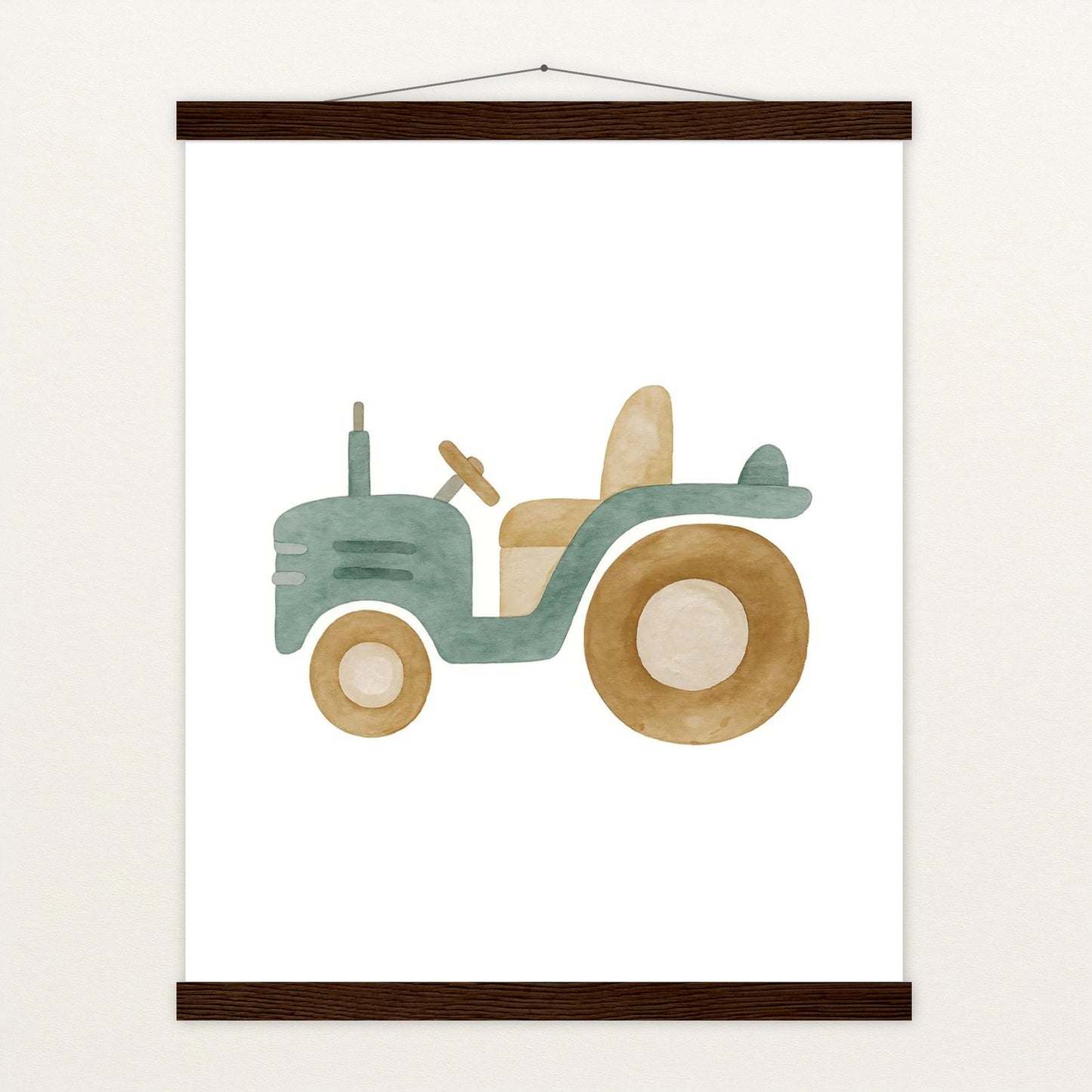 Traktor Poster mit Leisten von tinylearner