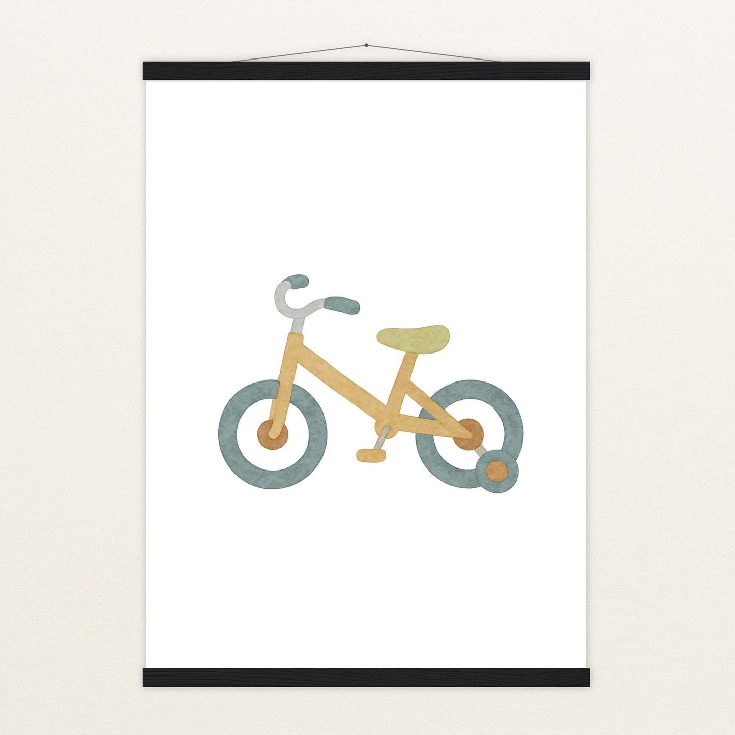 Fahrrad Poster mit Leisten von tinylearner