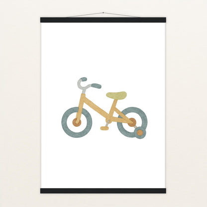 Fahrrad Poster mit Leisten von tinylearner
