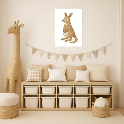 Kängu das Känguru Poster von tinylearner