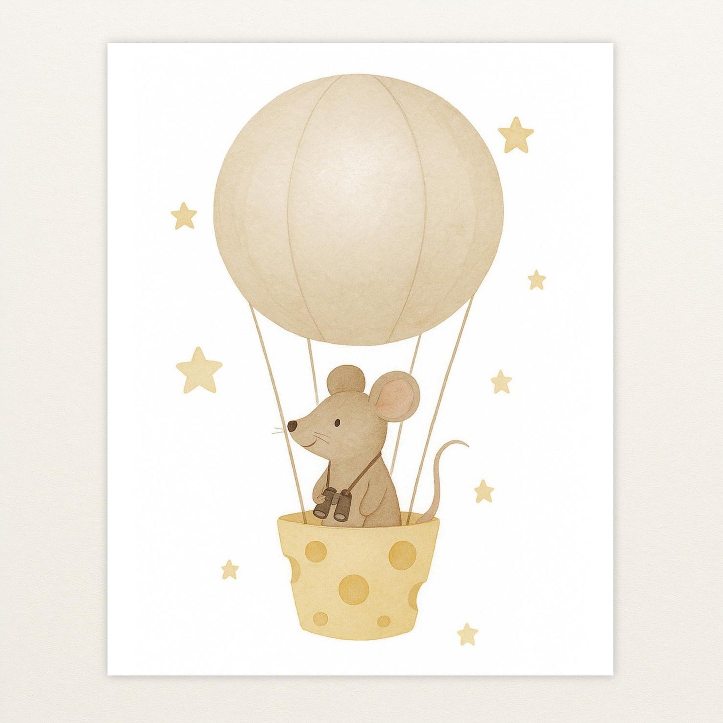 Mimi die Maus - Motiv: "Heißluftballon" Poster von tinylearner