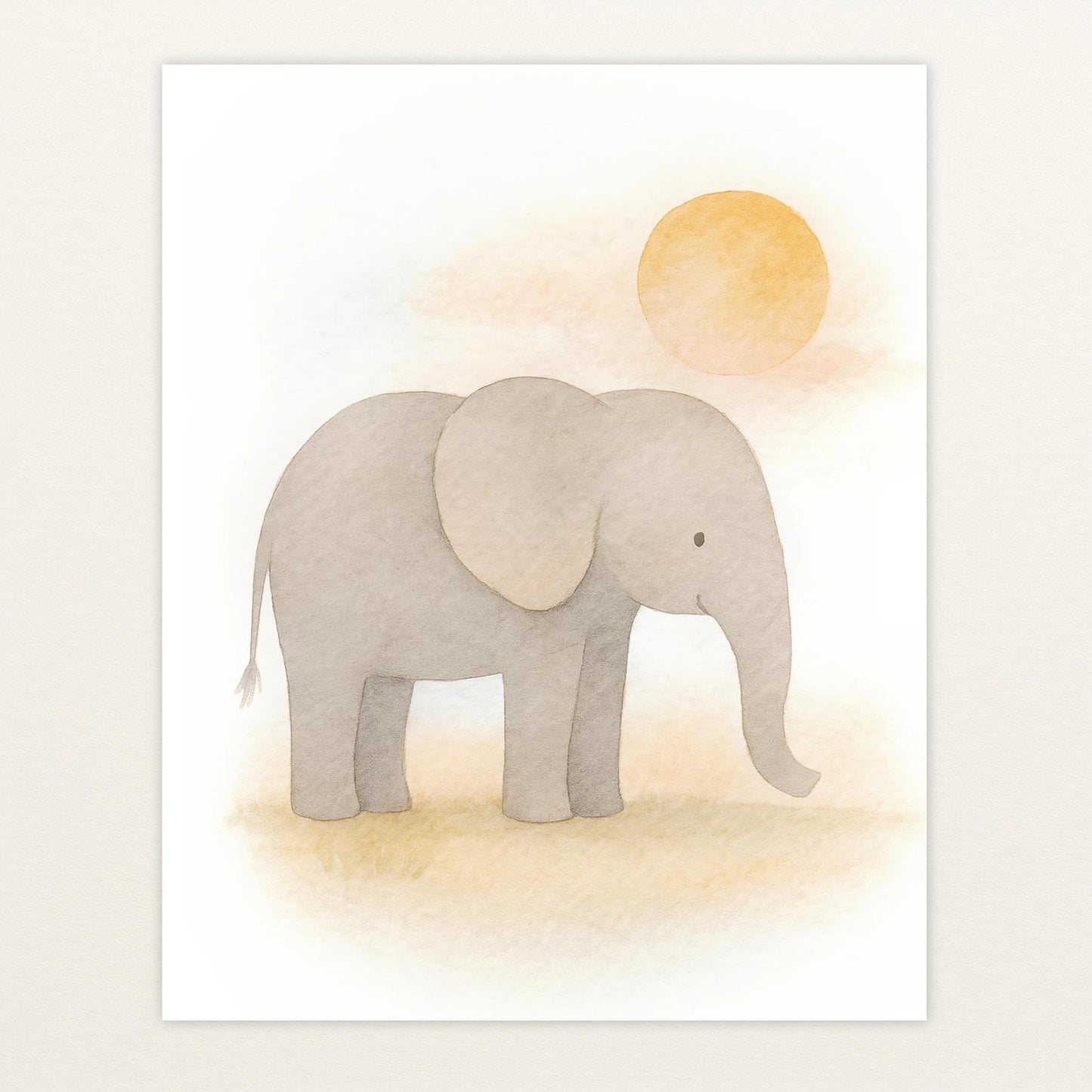 Emil der Elefant - Motiv: "Sonne" Poster von tinylearner
