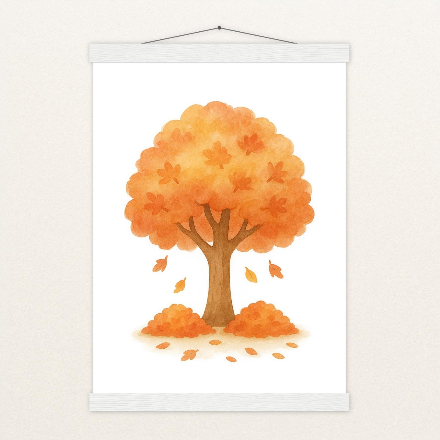 Ahornbaum Poster mit Leisten von tinylearner