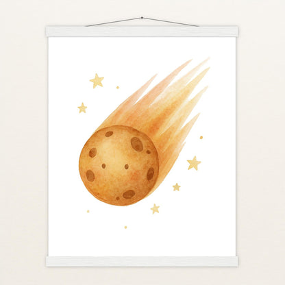 Asteroid Poster mit Leisten von tinylearner