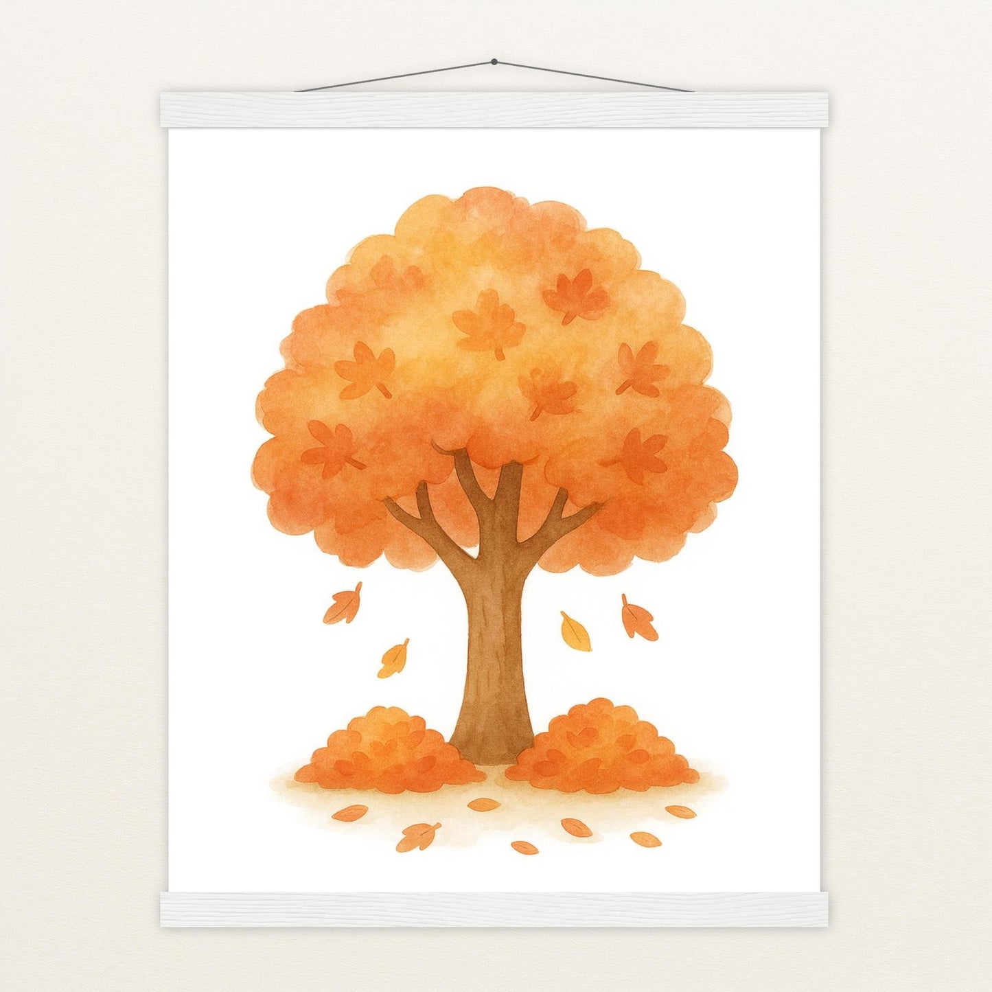 Ahornbaum Poster mit Leisten von tinylearner