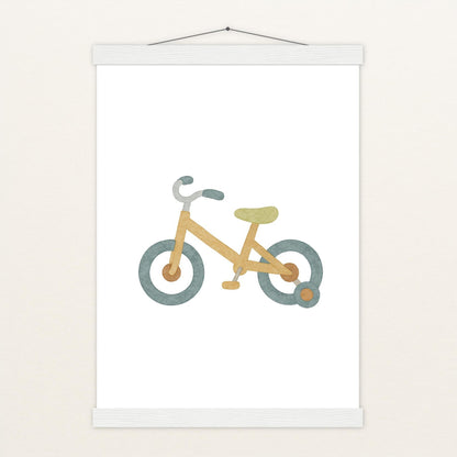Fahrrad Poster mit Leisten von tinylearner