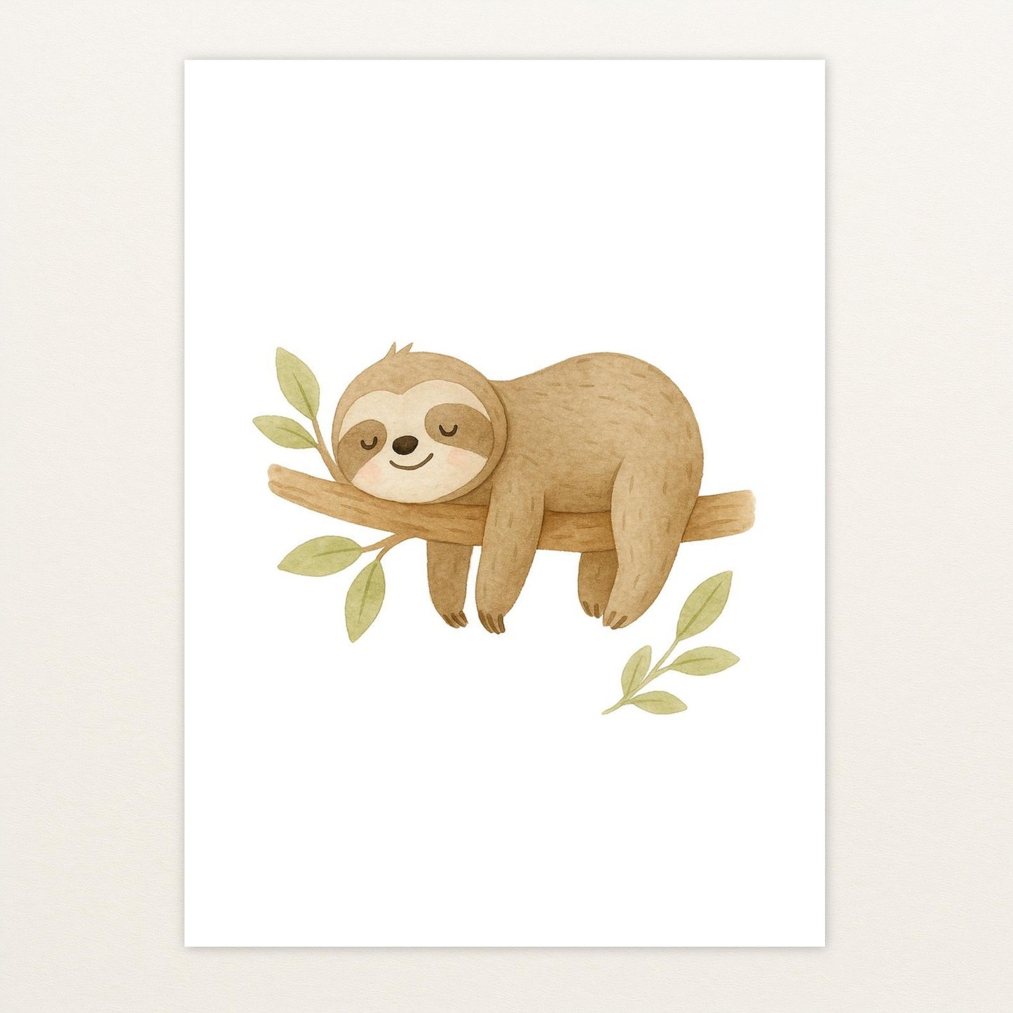 Fred das Faultier Poster von tinylearner