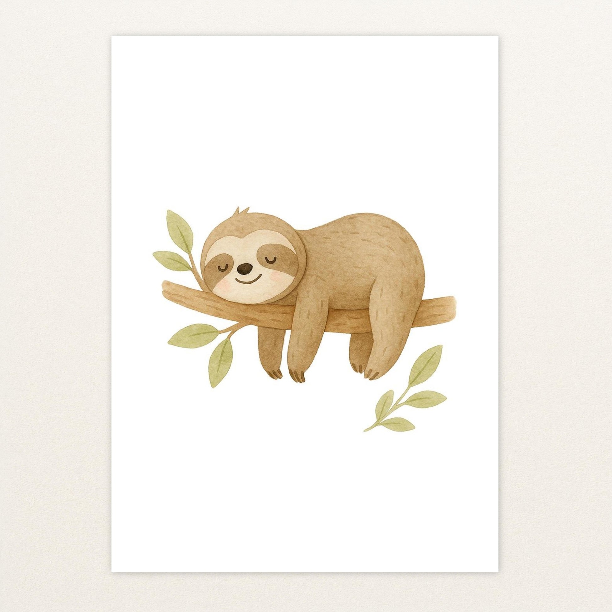 Fred das Faultier Poster von tinylearner