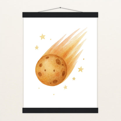 Asteroid Poster mit Leisten von tinylearner