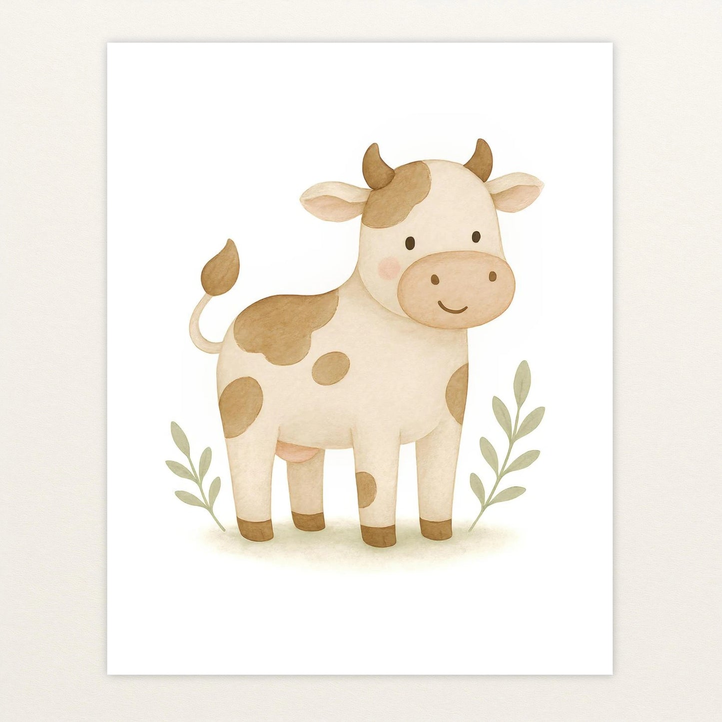 Klara die Kuh Poster von tinylearner