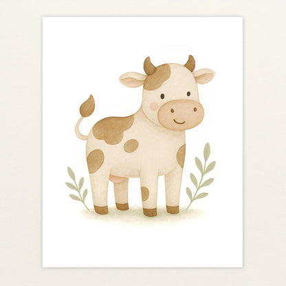 Klara die Kuh Poster von tinylearner