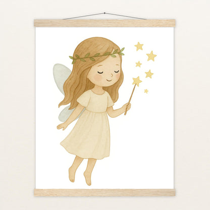 Fina die Fee Poster mit Leisten von tinylearner