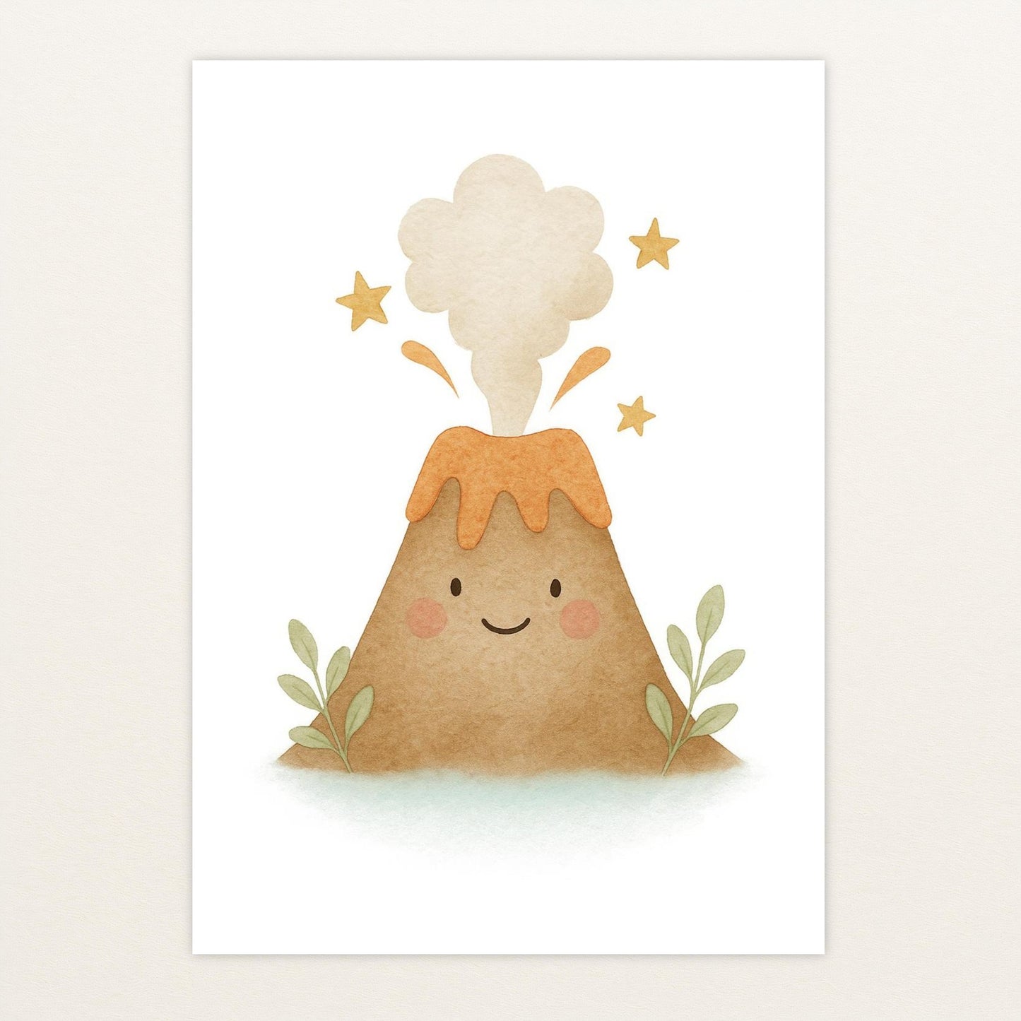 Vulkan Poster von tinylearner