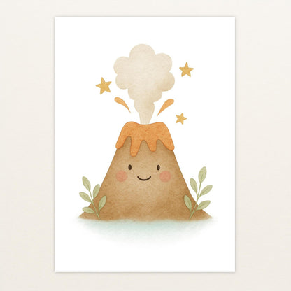 Vulkan Poster von tinylearner