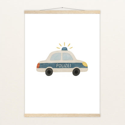 Polizei Poster mit Leisten von tinylearner