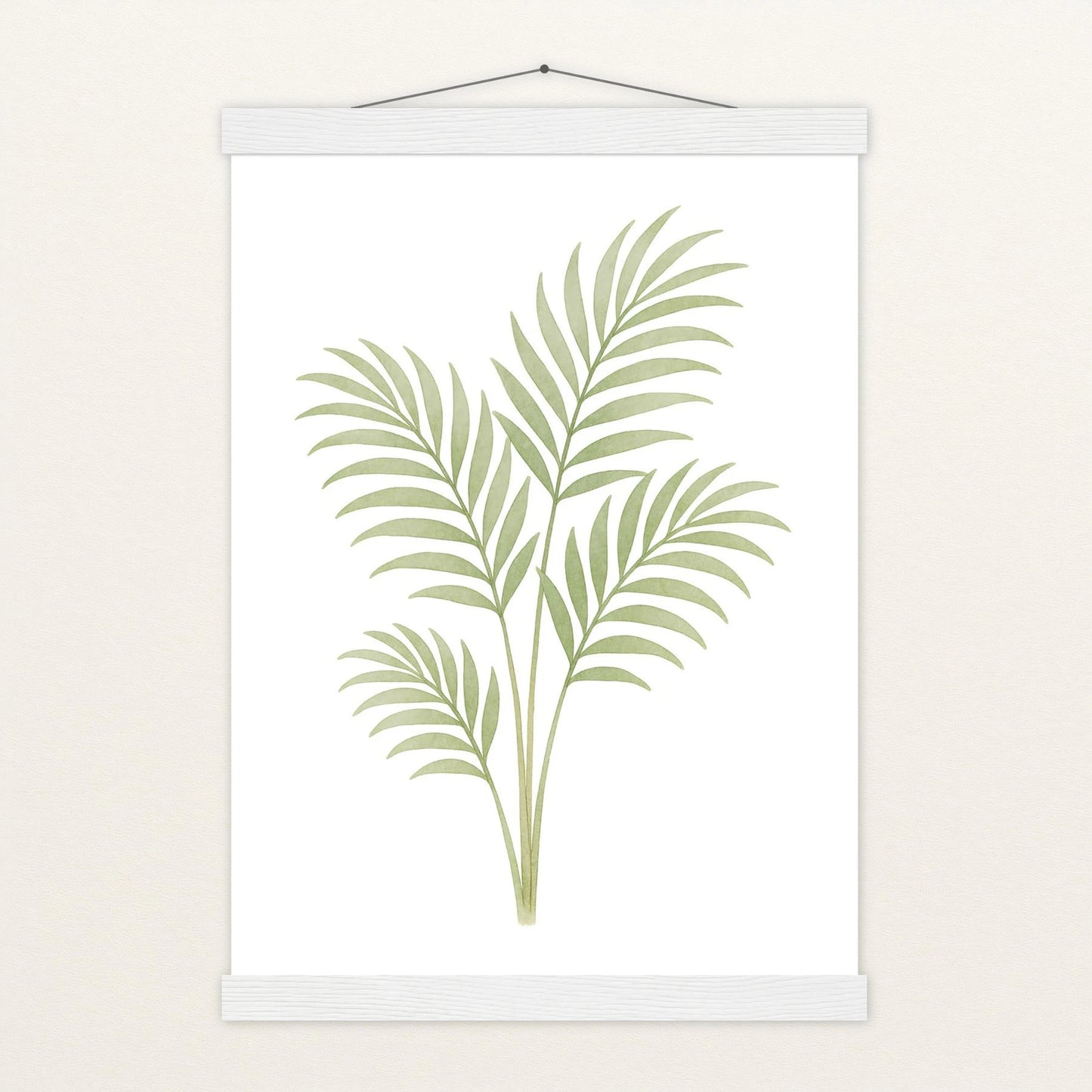 Howea-Blatt Poster mit Leisten von tinylearner