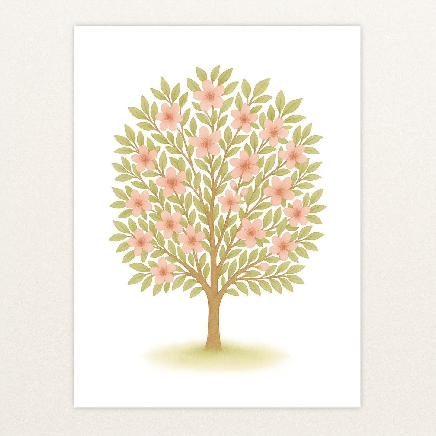 Kirschbaum Poster von tinylearner