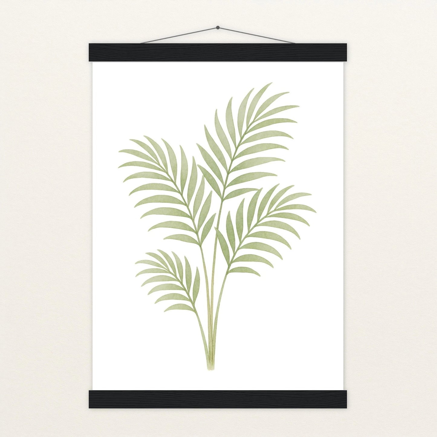 Howea-Blatt Poster mit Leisten von tinylearner