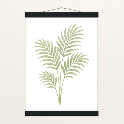 Howea-Blatt Poster mit Leisten von tinylearner