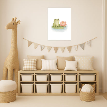 Flocke der Frosch Poster von tinylearner