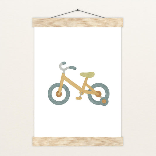 Fahrrad Poster mit Leisten von tinylearner