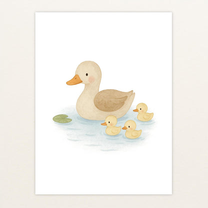 Gusi die Gans - Motiv: "Teich" Poster von tinylearner