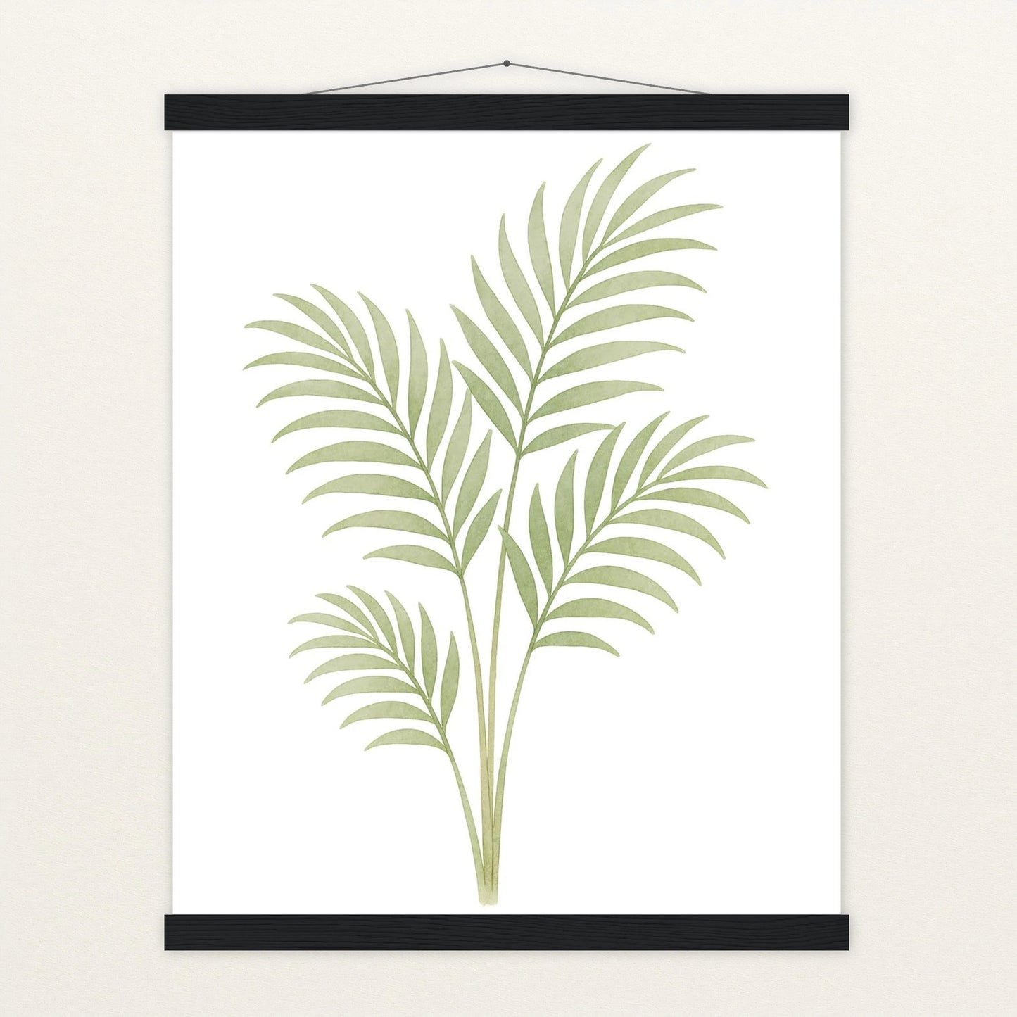 Howea-Blatt Poster mit Leisten von tinylearner