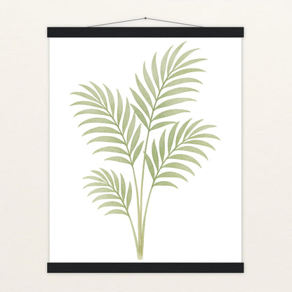 Howea-Blatt Poster mit Leisten von tinylearner
