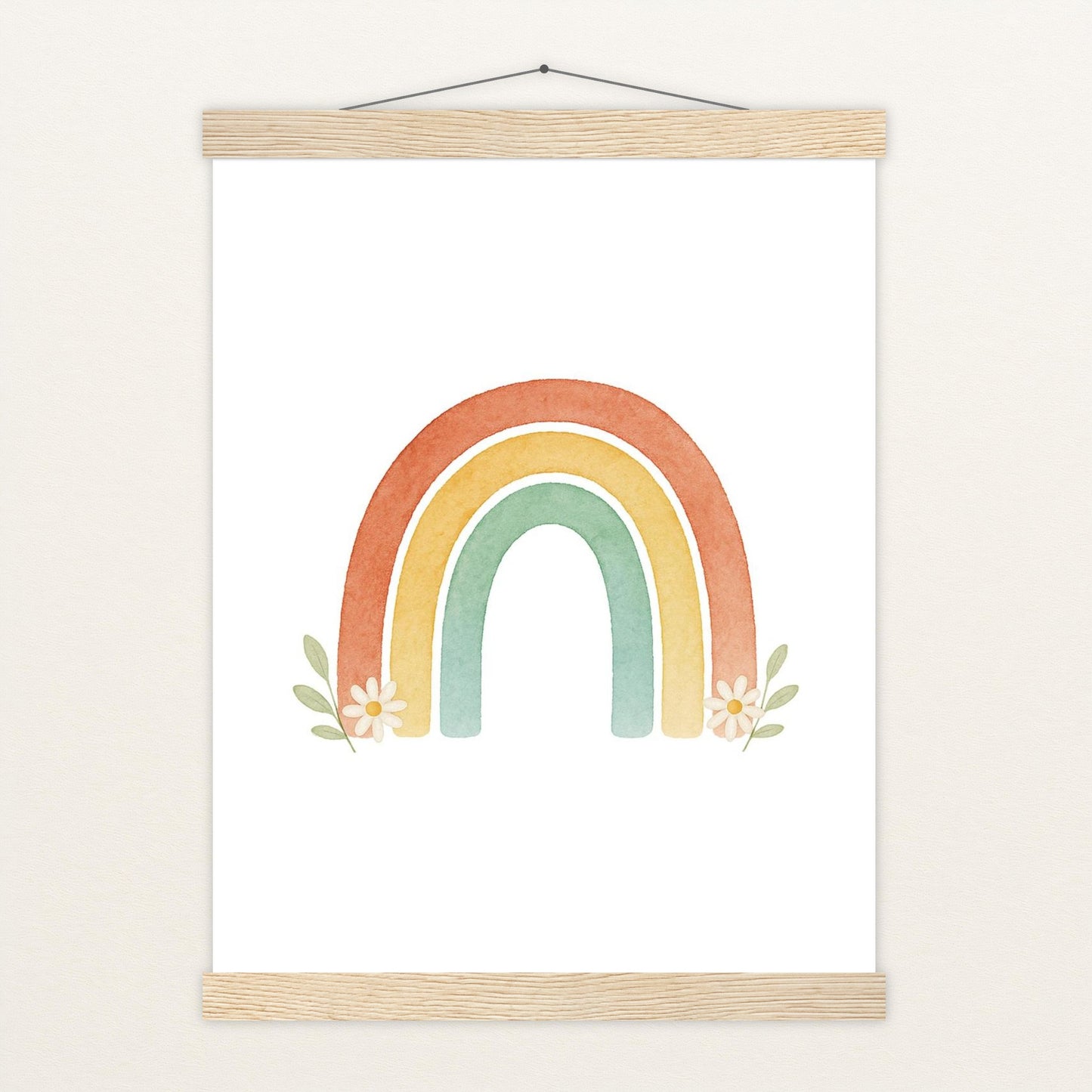 Regenbogen Poster mit Leisten von tinylearner