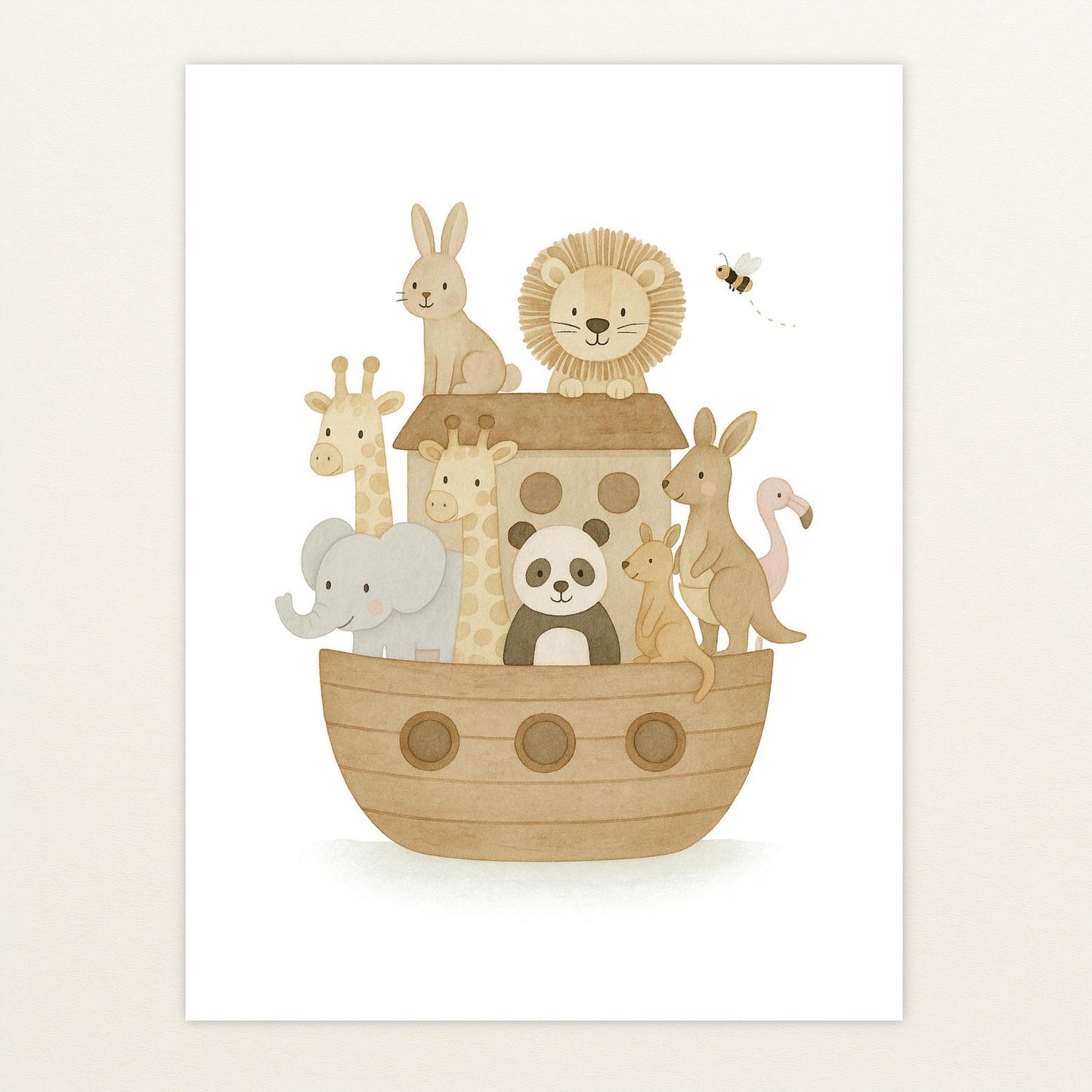 Tierfreunde - Motiv: "Arche Noah" Poster von tinylearner