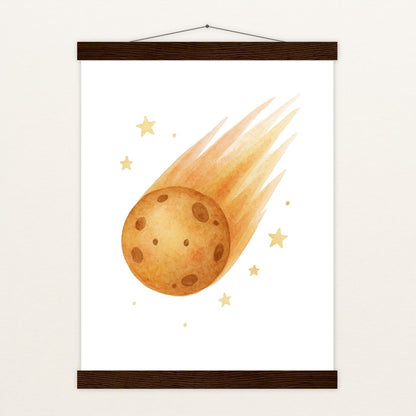 Asteroid Poster mit Leisten von tinylearner