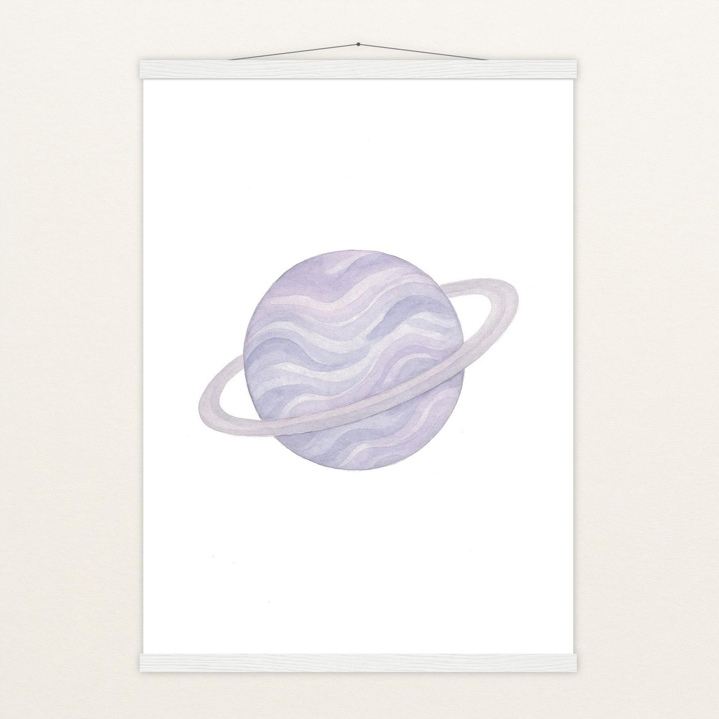 Planet Poster mit Leisten von tinylearner