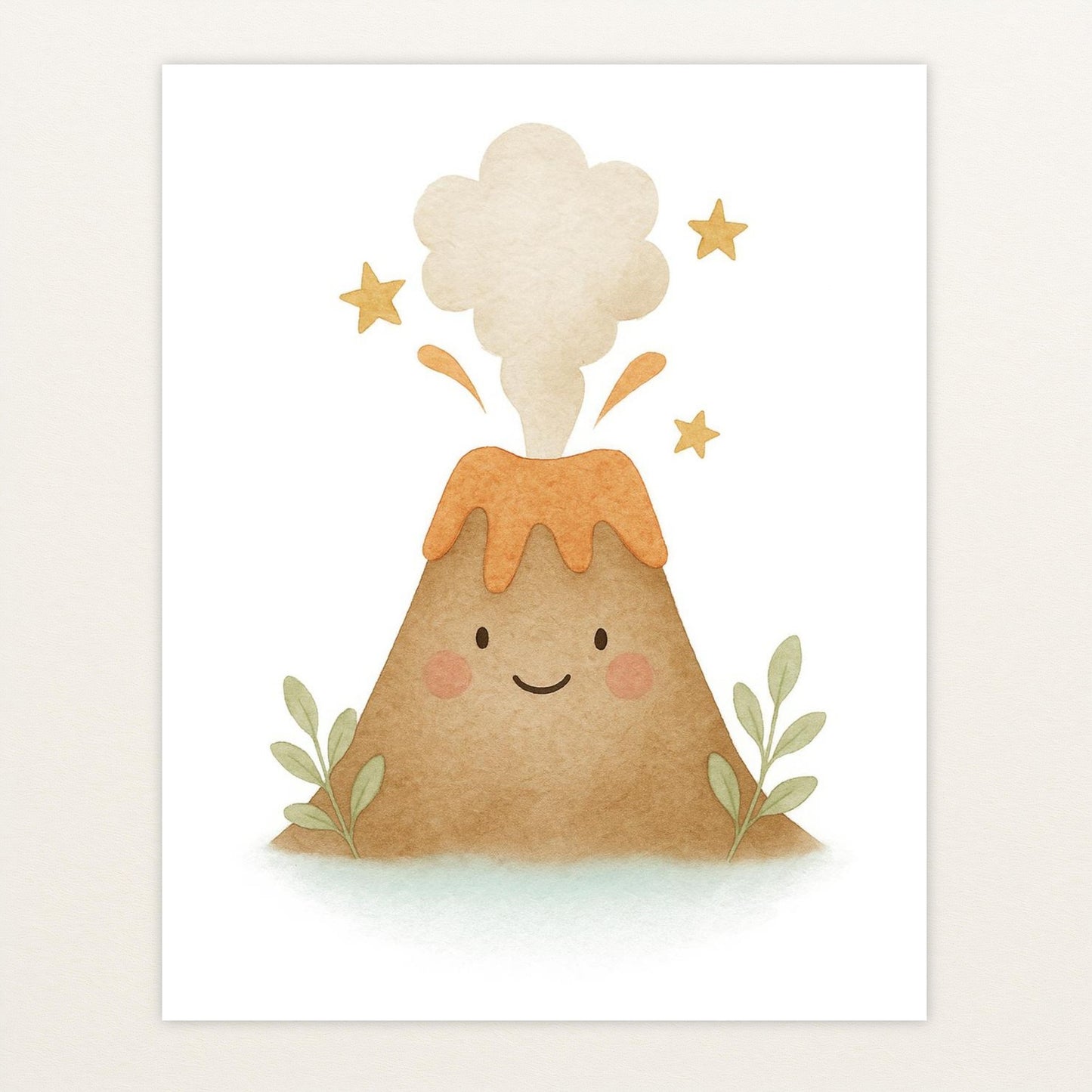 Vulkan Poster von tinylearner