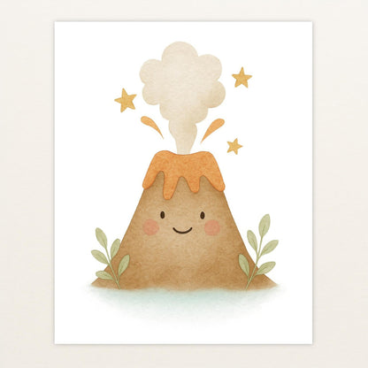 Vulkan Poster von tinylearner