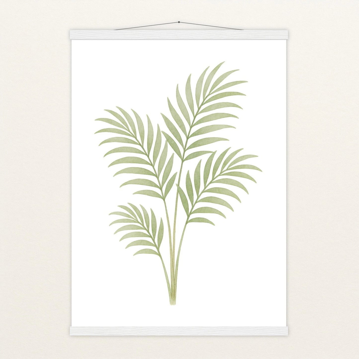 Howea-Blatt Poster mit Leisten von tinylearner