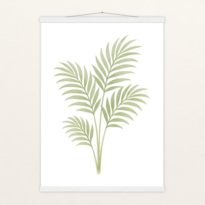 Howea-Blatt Poster mit Leisten von tinylearner