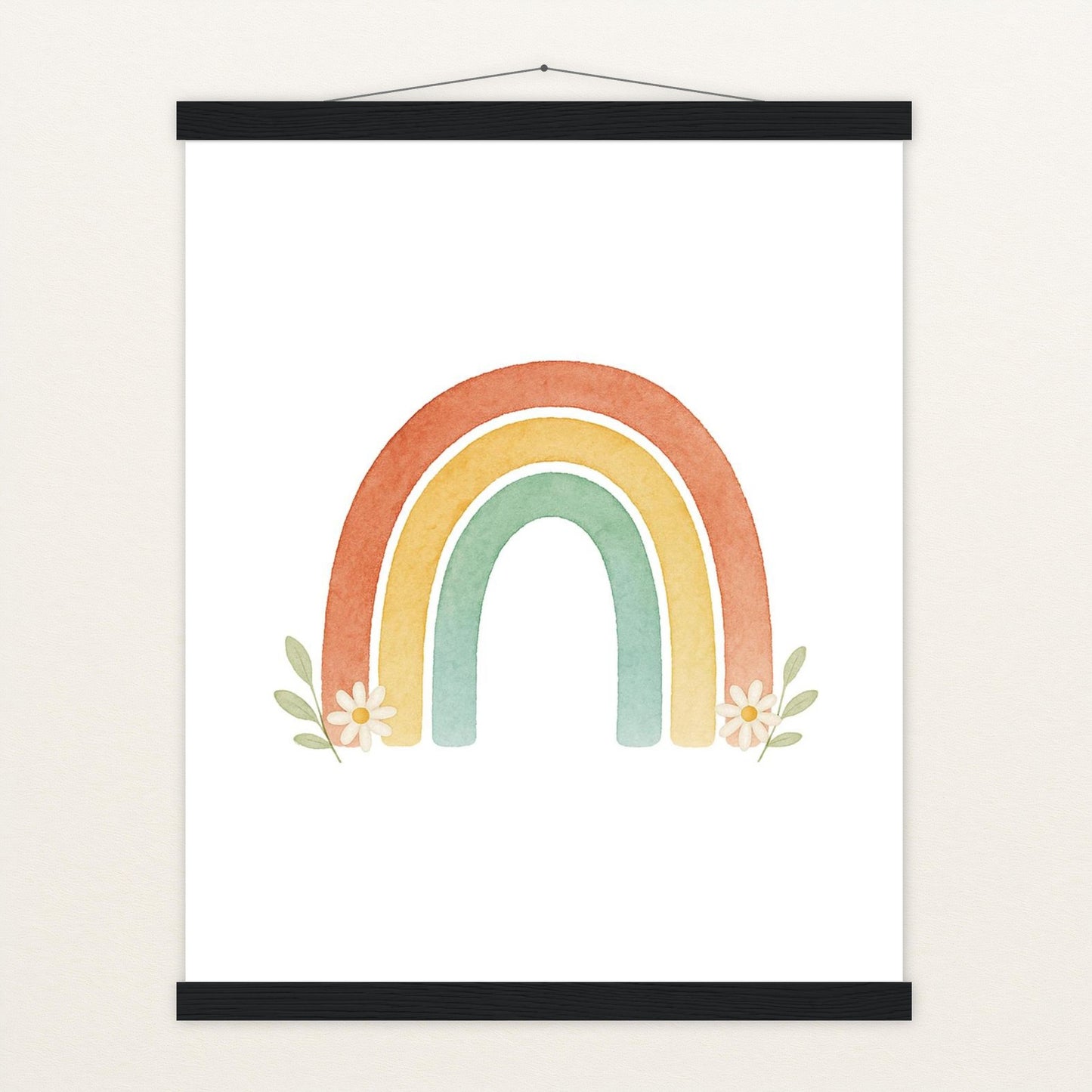 Regenbogen Poster mit Leisten von tinylearner