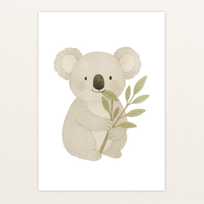 Kori der Koala - Motiv: "Eukalyptus" Poster von tinylearner