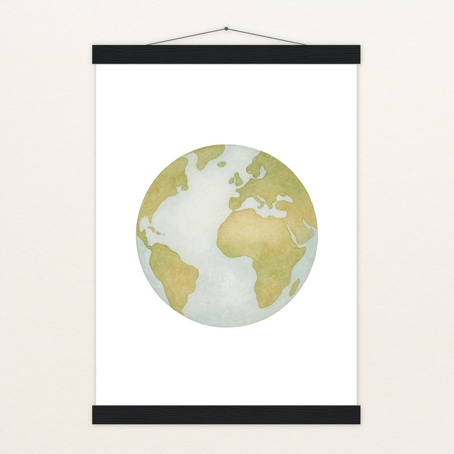 Erde Poster mit Leisten von tinylearner