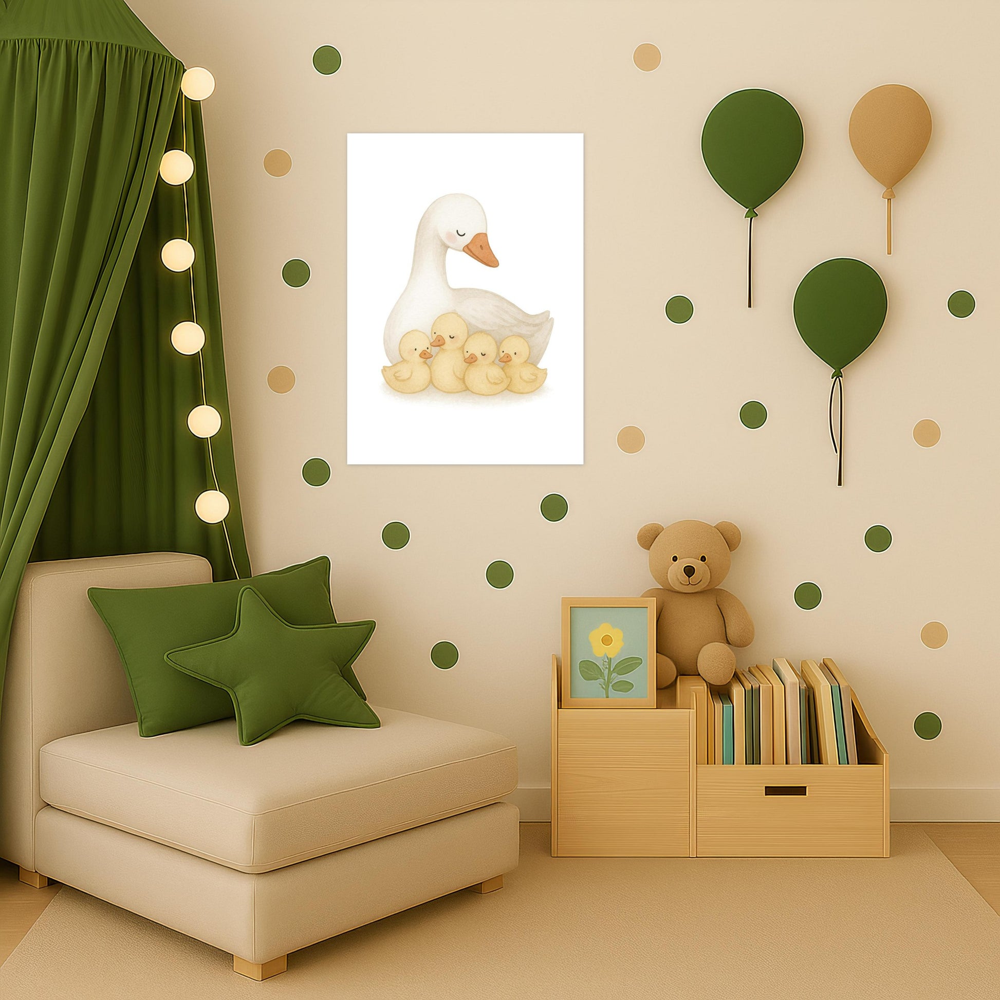 Gusi die Gans - Motiv: "Familie" Poster von tinylearner