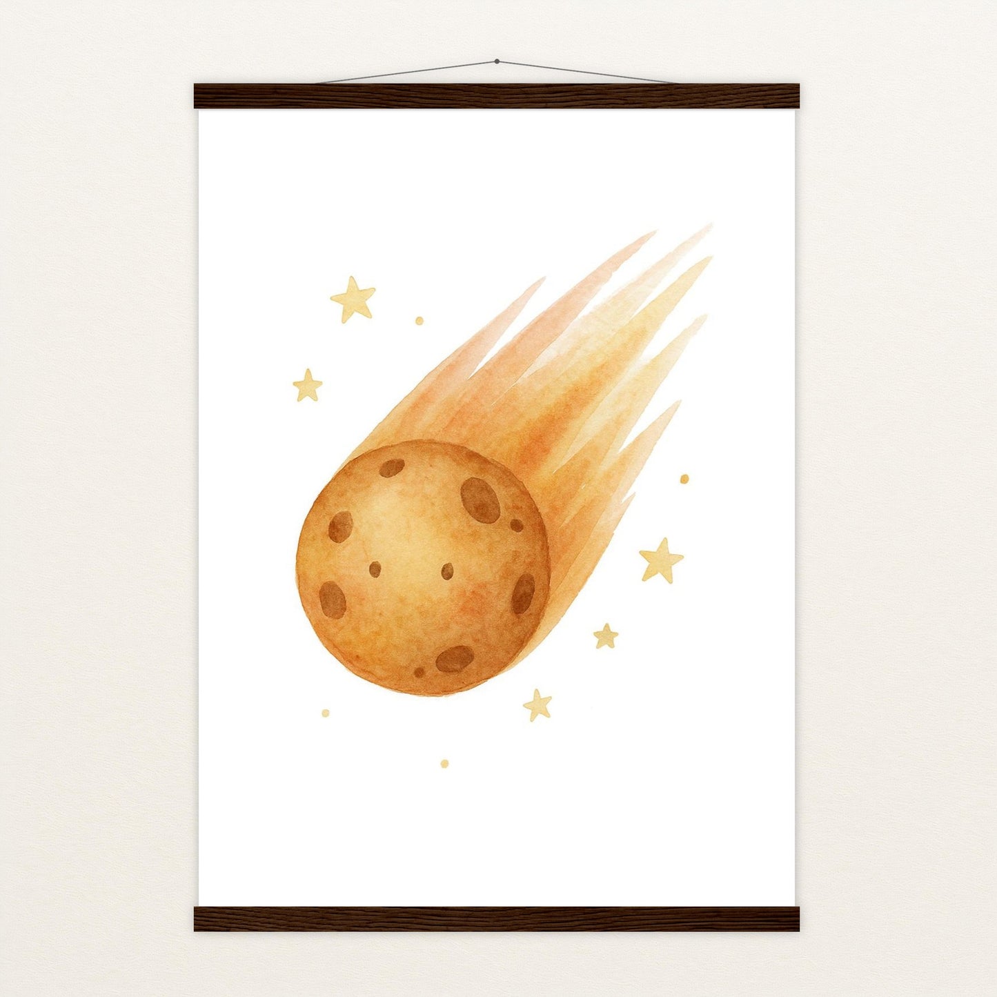 Asteroid Poster mit Leisten von tinylearner