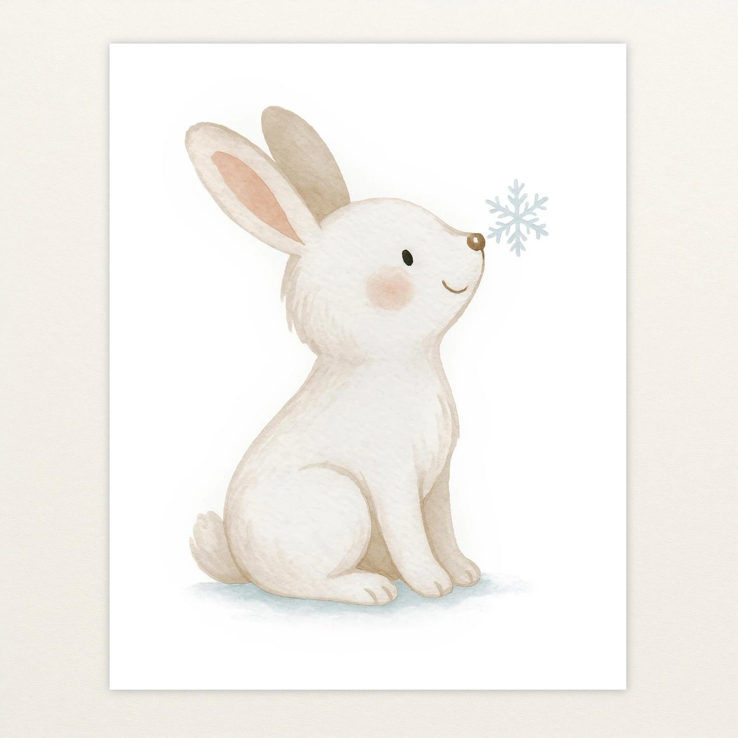 Sina der Schneehase Poster von tinylearner