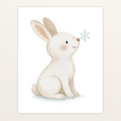 Sina der Schneehase Poster von tinylearner