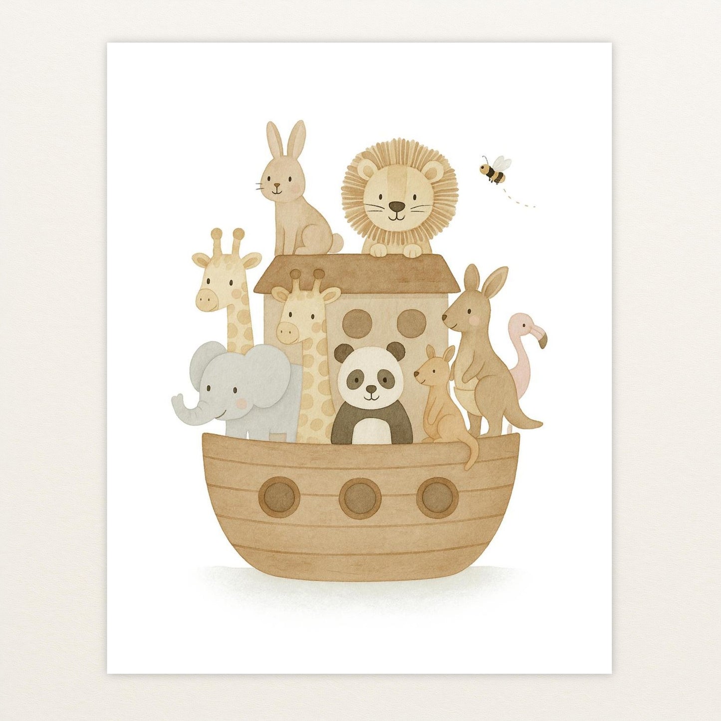 Tierfreunde - Motiv: "Arche Noah" Poster von tinylearner