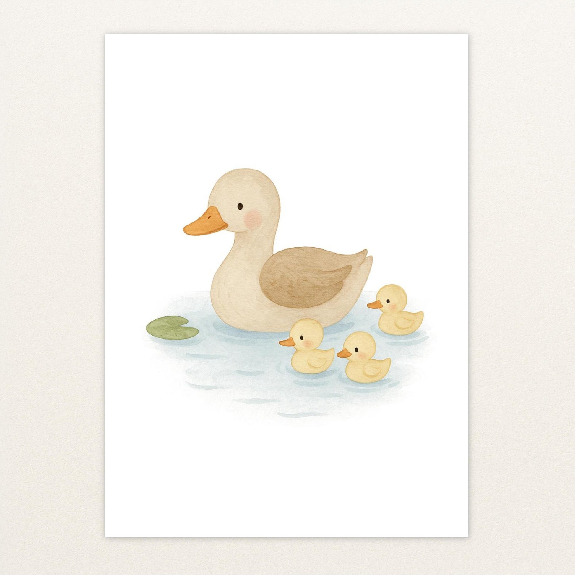 Gusi die Gans - Motiv: "Teich" Poster von tinylearner