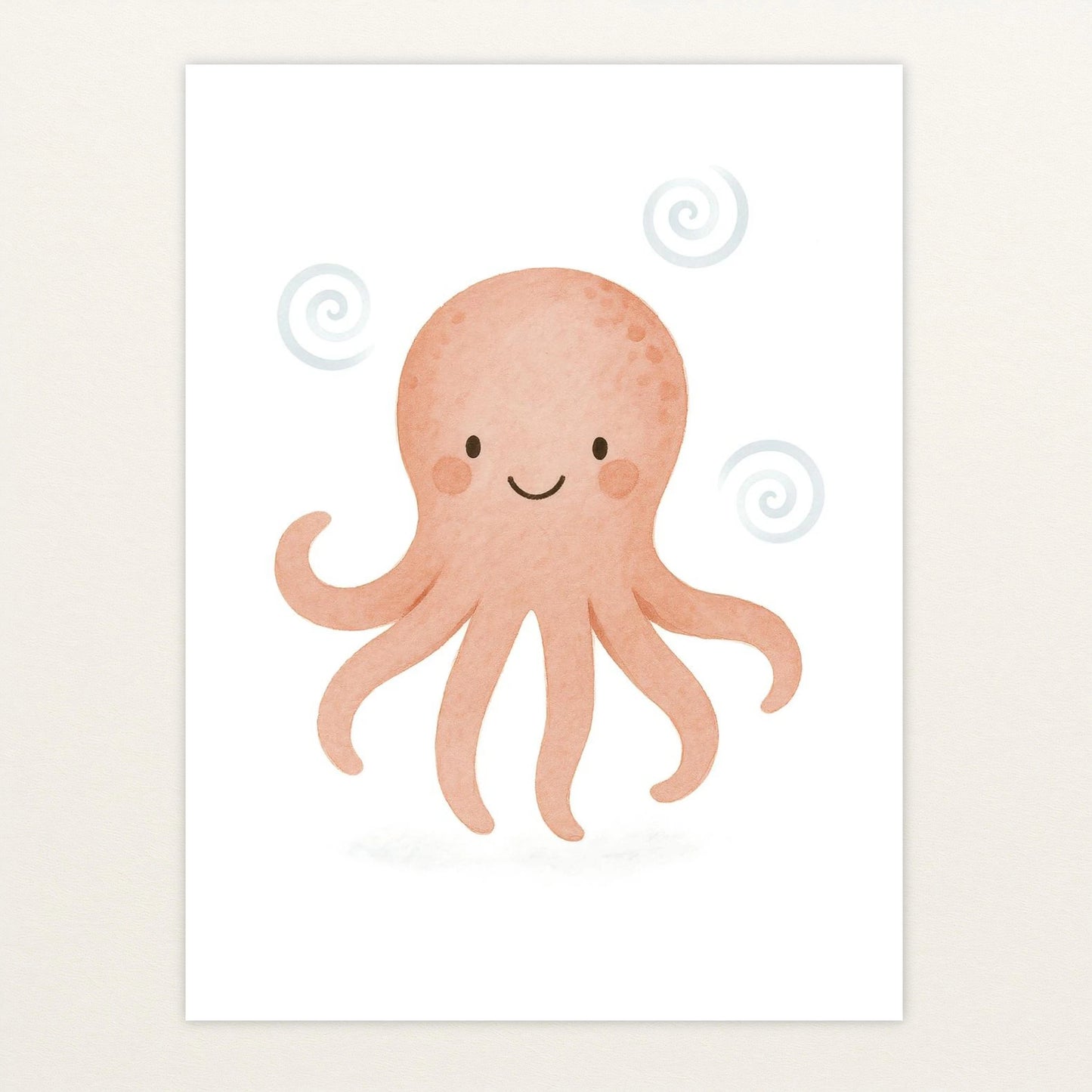 Tilli der Tintenfisch Poster von tinylearner